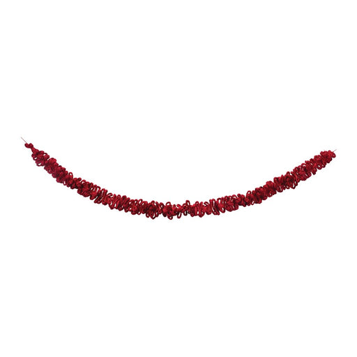 Melrose International Bunched Jute Garland, Set of 2, Red