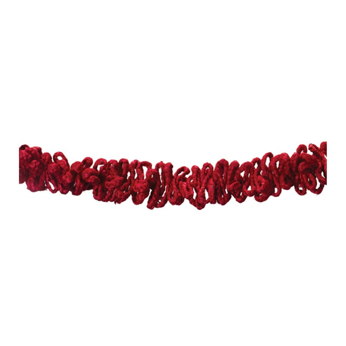 Melrose International Bunched Jute Garland, Set of 2, Red