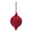 Melrose International Jute Onion Ornament, Set of 4, Red - 86019DS