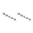 Melrose Int. Fabric Ball String Garland, Set of 2, Cream/Black