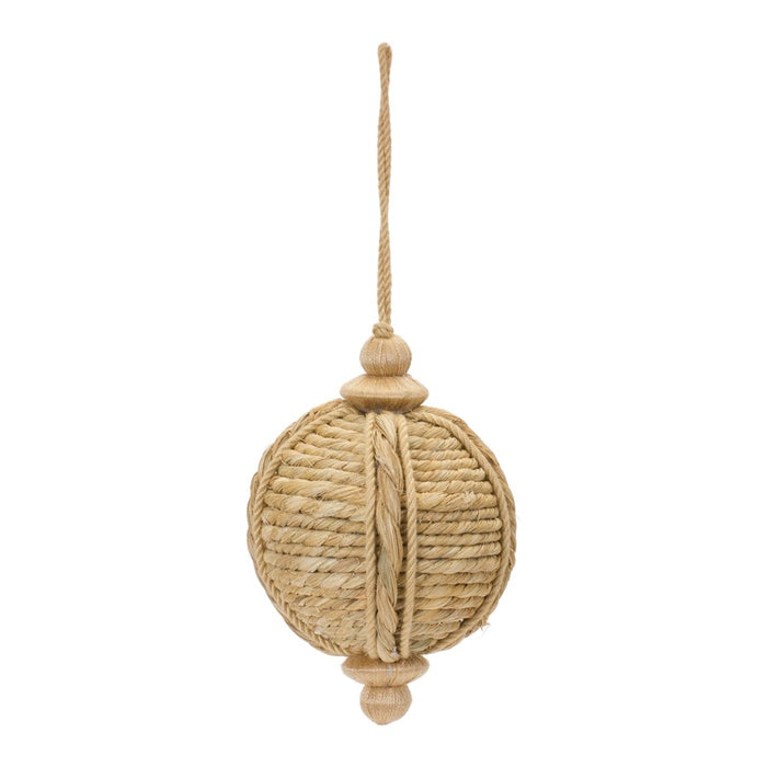 Melrose International Jute Onion Ornament, Set of 6, Brown - 86022DS