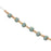 Melrose International Wood Beaded String Garland, Set of 2, Blue/Tan - 86024DS