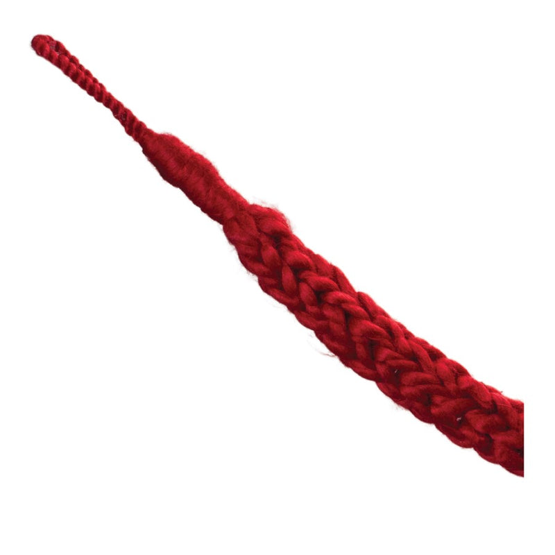 Melrose International Woven Yarn Garland, Set of 2, Red - 86026DS