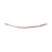 Melrose International Fabric Cha, Garland, Set of 2, Cream/Red
