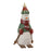 Melrose Snowman on Skis Ornament, Set of 6, Green/Red/White