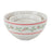 Melrose International Stoneware Mistletoe Bowl, Set of 3, White - 86082DS