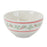 Melrose International Stoneware Mistletoe Bowl, Set of 3, White