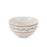 Melrose International Stoneware Mistletoe Bowl, Set of 3, White