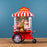 Melrose LED Snow Globe Santa's Candy Stand 10.75"H, Red/White