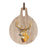 Melrose Deer Print Cutting Board Decor 7.75"D, Brown/White - 86095DS