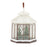 Melrose Winter Gazebo Ornament, Set of 4, Brown/White/Green - 86109DS