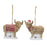 Melrose International Highland Cow Ornament, Set of 6, Brown/Red
