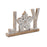 Melrose International Joy/Noel Tabletop Sign, Set of 4, Brown