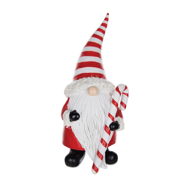 Melrose International Santa Gnome Figurine, Set of 3, Red/White