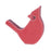 Melrose International Cardinal Bird Shelf Sitter, Set of 3, Red