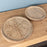 Melrose International Natural Wood Holiday Trivet, Set of 2, Brown