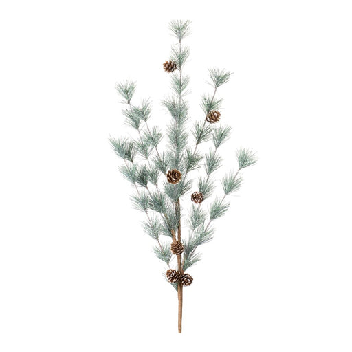 Melrose International Pine/Pinecone Spray, Set of 6, Green/Brown - 86170DS