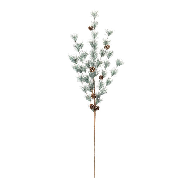 Melrose International Pine/Pinecone Spray, Set of 6, Green/Brown