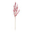 Melrose International Flocked Berry Twig Spray, Set of 12, Red