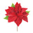Melrose International Poinsettia Flower Stem, Set of 2, Red/Green - 86177DS