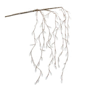 Melrose International Icy Hanging Branch, Set of 6, White - 86180DS