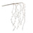Melrose International Icy Hanging Branch, Set of 6, White - 86180DS