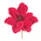 Melrose International Anemone Flower Stem, Set of 12, Red - 86186DS