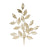 Melrose International Glittered Leaf Spray, Set of 2, Gold - 86187DS