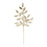 Melrose International Glittered Leaf Spray, Set of 2, Gold