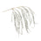 Melrose International Hanging Tinsel Branch, Set of 2, Silver - 86196DS