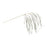 Melrose International Hanging Tinsel Branch, Set of 2, Silver