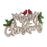 Melrose Merry Christmas Tabletop Sign, Set of 2, White/Brown - 86215DS