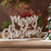 Melrose Merry Christmas Tabletop Sign, Set of 2, White/Brown