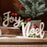 Melrose Christmas Sentiment Sign, Set of 2, Brown/Green/Red