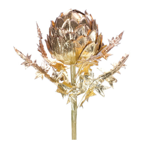 Melrose International Metallic Artichoke Stem, Set of 2, CoppeRed - 86228DS
