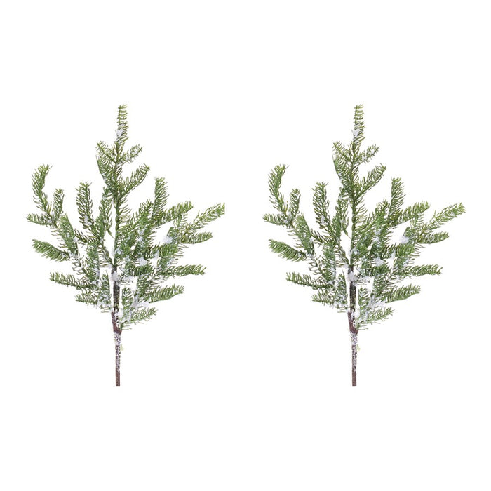 Melrose International Pine Spray, Set of 2, Green
