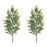 Melrose International Pine Spray, Set of 2, Green/White
