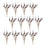 Melrose International Seeded Harvest Bush, Set of 12, Brown/Tan