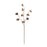 Melrose International Pine Cone Spray, Set of 12, Brown