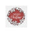 Melrose International Merry Christmas Plaque 12"SQ, White/Red - 86275DS