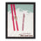 Melrose International Ski/Sun Frame 11.75"H, White/Red - 86287DS