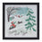 Melrose Framed Winter Scene Wall Art, Set of 3, Blue/White/Red
