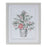 Melrose International Potted Pine Tree Wall Art, Set of 2, White/Green