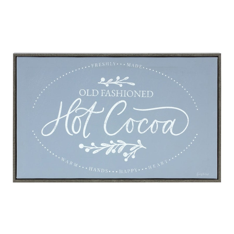 Melrose Winter Cookies/Cocoa Wall Sign, Set of 2, Red/Blue