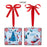 Melrose Sledding/Christmas Tree Ornament, Set of 12, Red/White/Blue - 86301DS