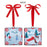 Melrose Sledding/Christmas Tree Ornament, Set of 12, Red/White/Blue