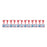 Melrose Sledding/Christmas Tree Ornament, Set of 12, Red/White/Blue