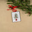 Melrose Seasons Greetings Pine Tree Ornament, Set/12, White/Green/Red
