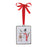 Melrose Int. Snowman/Deer Ornament, Set of 12, White/Brown/Red