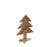 Melrose International Rustic Wood Pine Tree, Set of 2, Brown